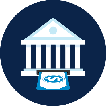 Pays your taxes in full icon