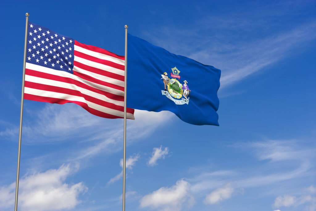 Bandera del estado de Maine