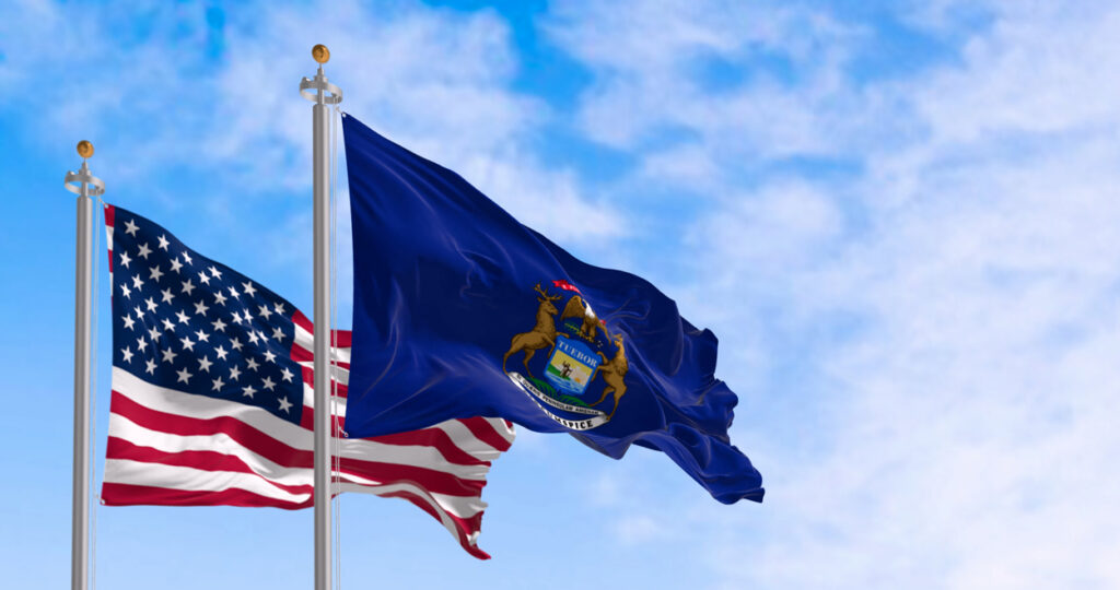 Bandera del estado de Michigan