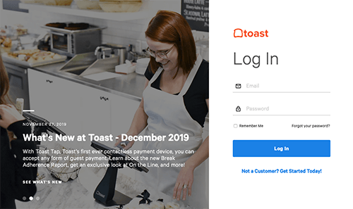 inicio de sesión de brindis