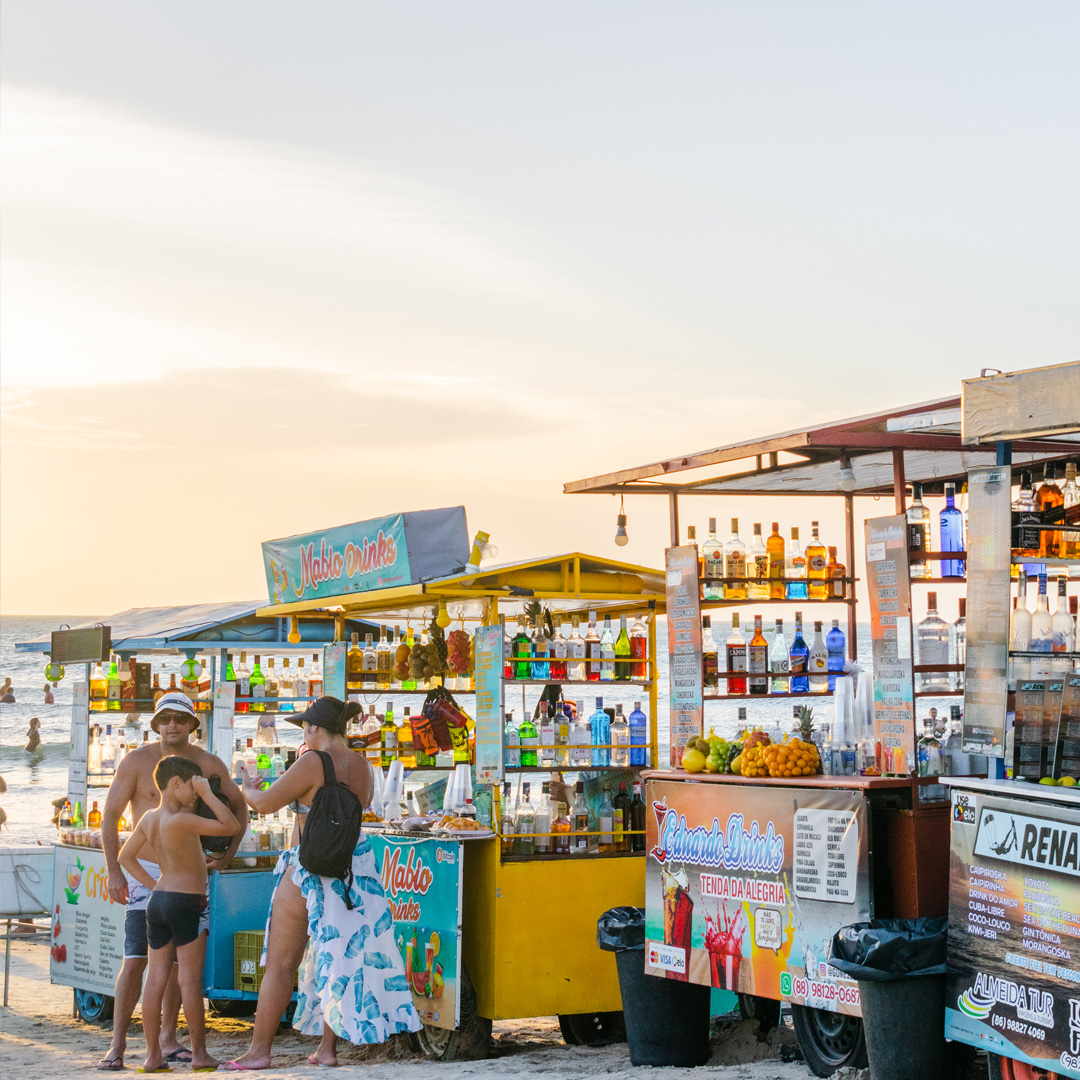 food trucks on the beach in california