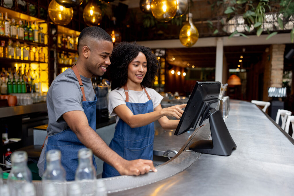 Restauranteurs looking at POS system